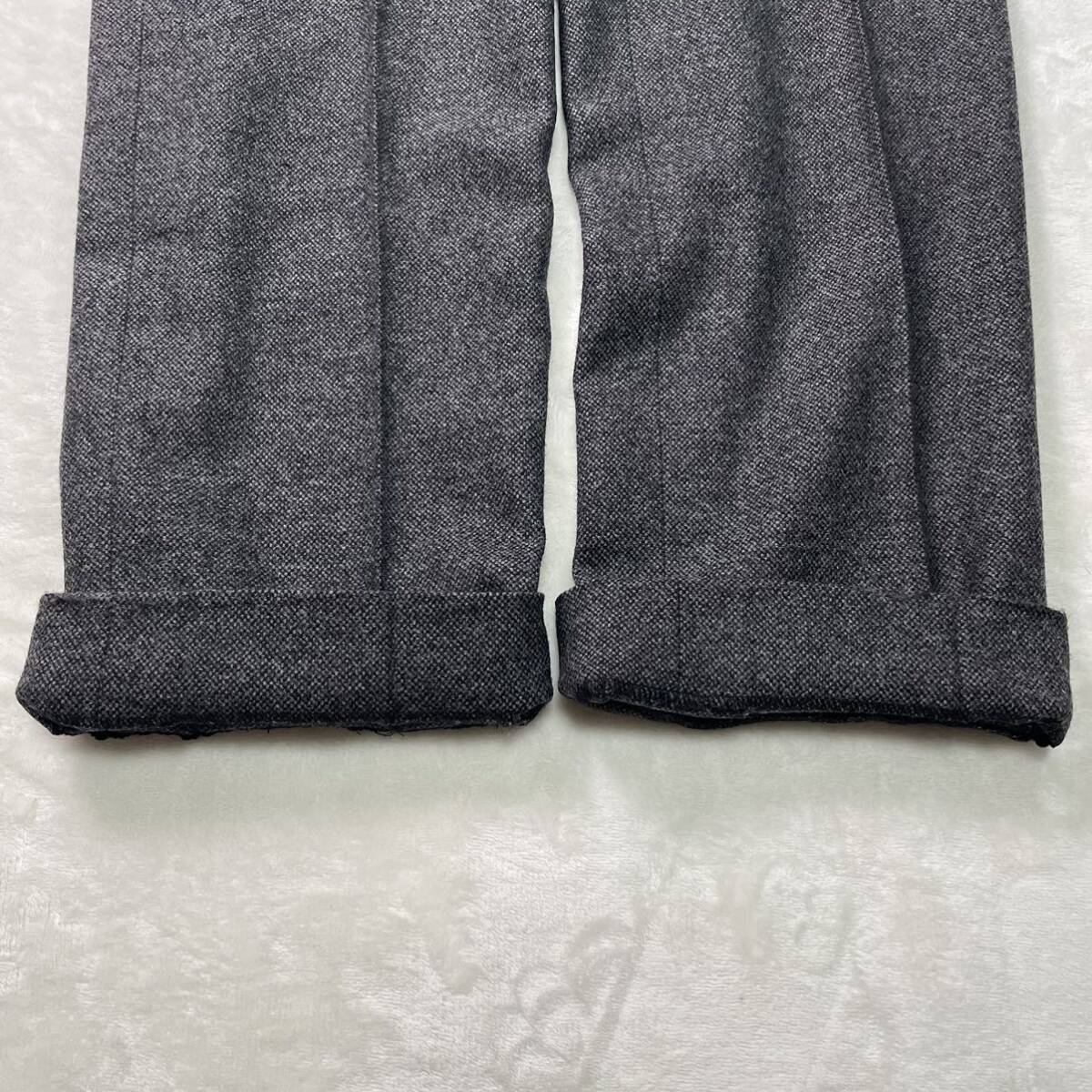 HERMES by Maison Martin Margiela tweed wide slacks エルメス HERMES by Maison Martin Margiela tweed wide slacks エルメス