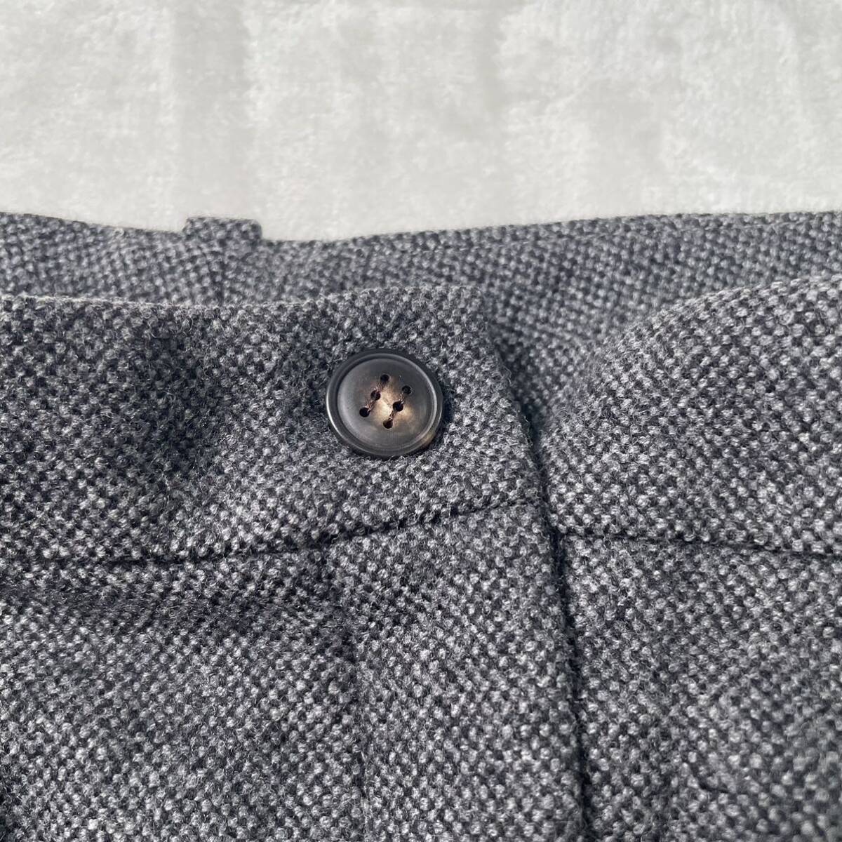 HERMES by Maison Martin Margiela tweed wide slacks エルメス HERMES by Maison Martin Margiela tweed wide slacks エルメス