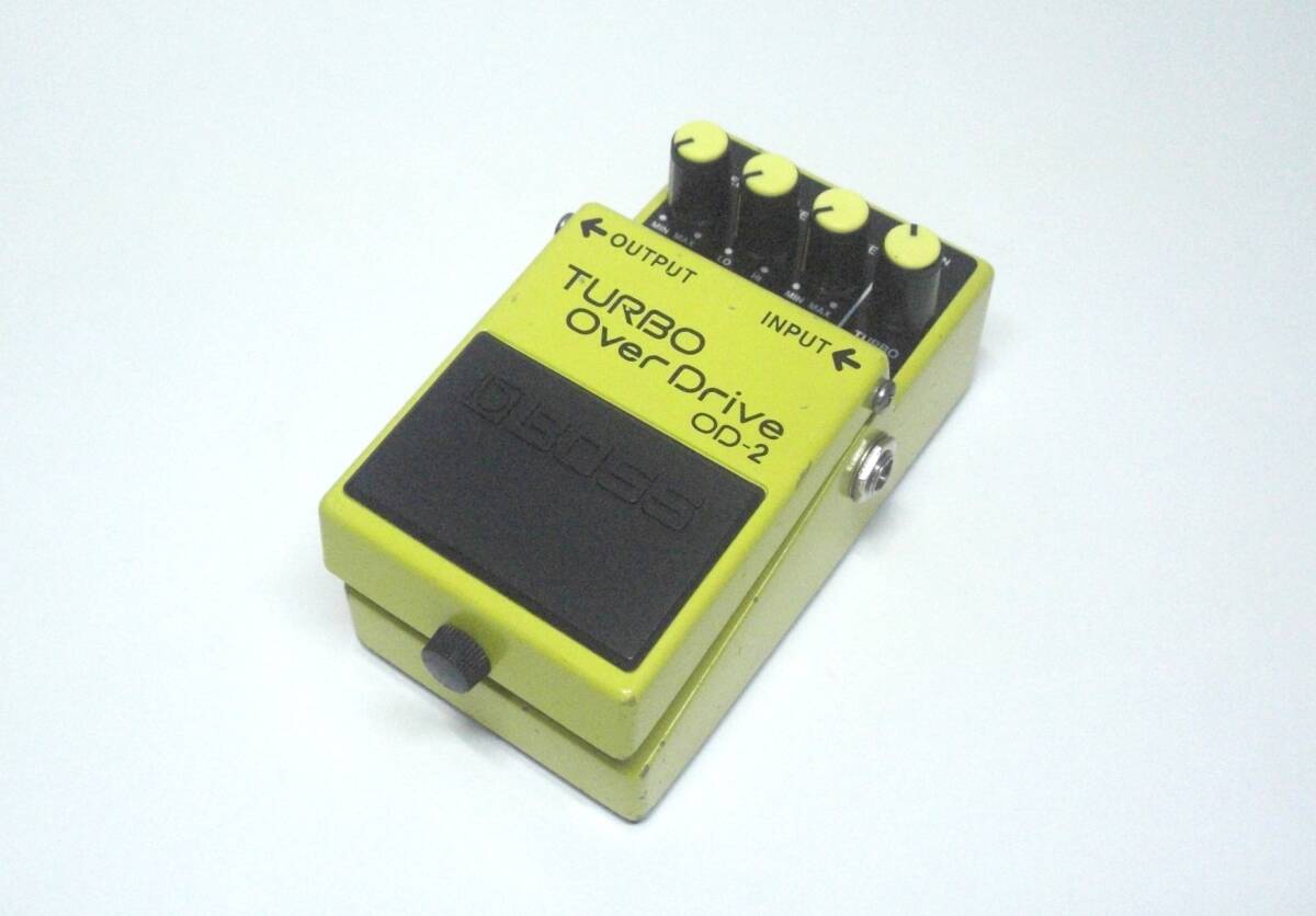 BOSS ボス OD-2 エフェクター TURBO OverDrive(ブルーLED BOSS ボス OD-2 エフェクター TURBO OverDrive(ブルーLED