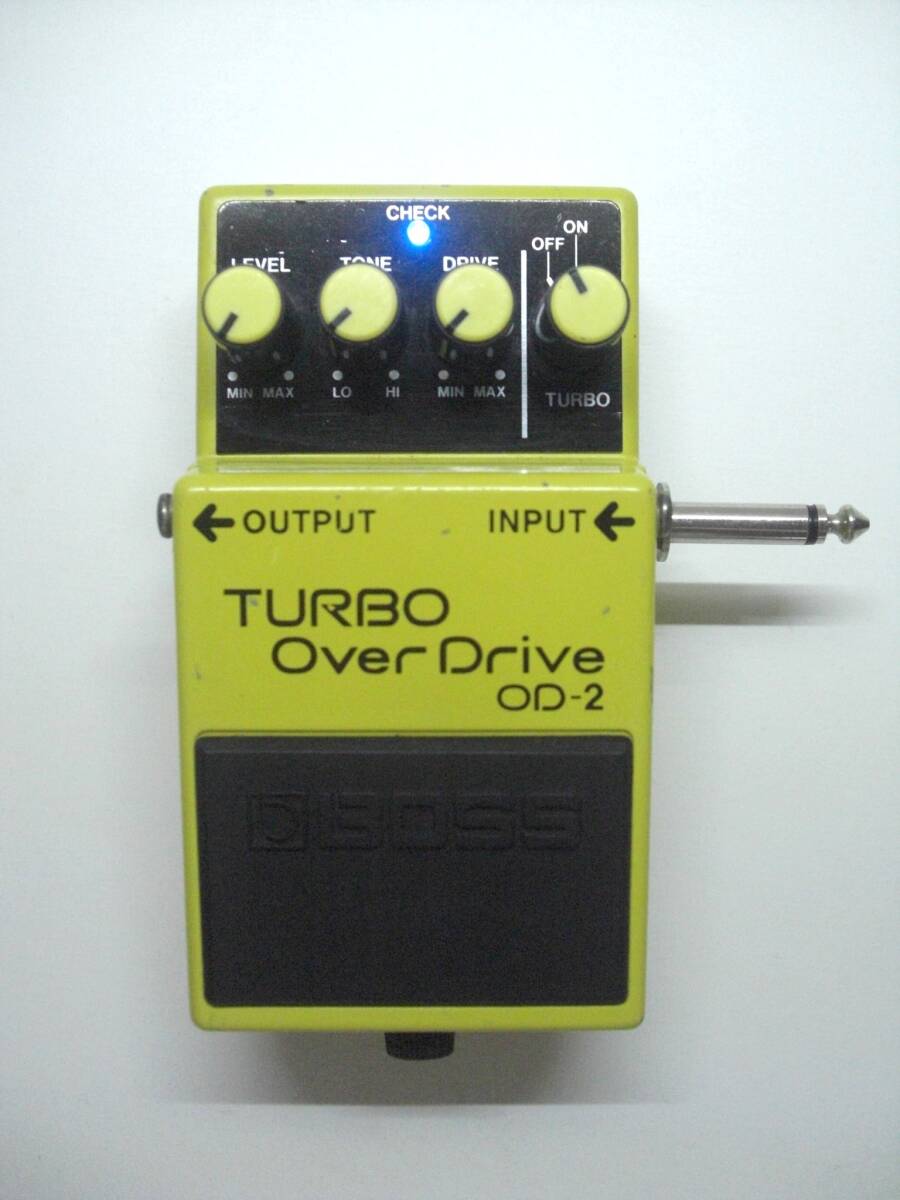 BOSS ボス OD-2 エフェクター TURBO OverDrive(ブルーLED BOSS ボス OD-2 エフェクター TURBO OverDrive(ブルーLED