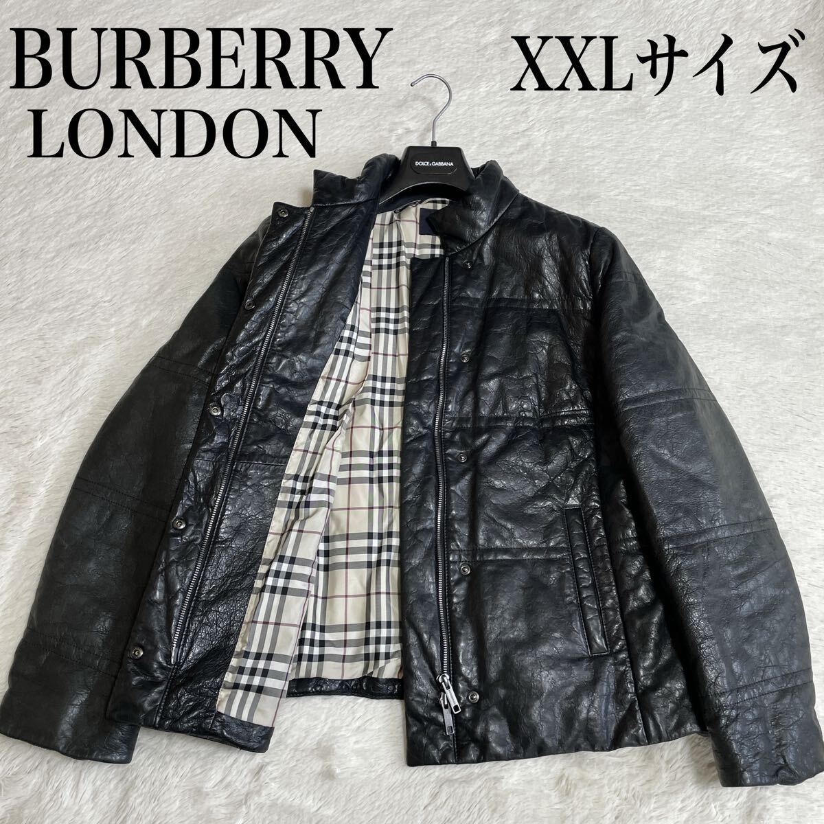 Burberry 本革 レザージャケット ライダース Burberry 本革 レザージャケット ライダース