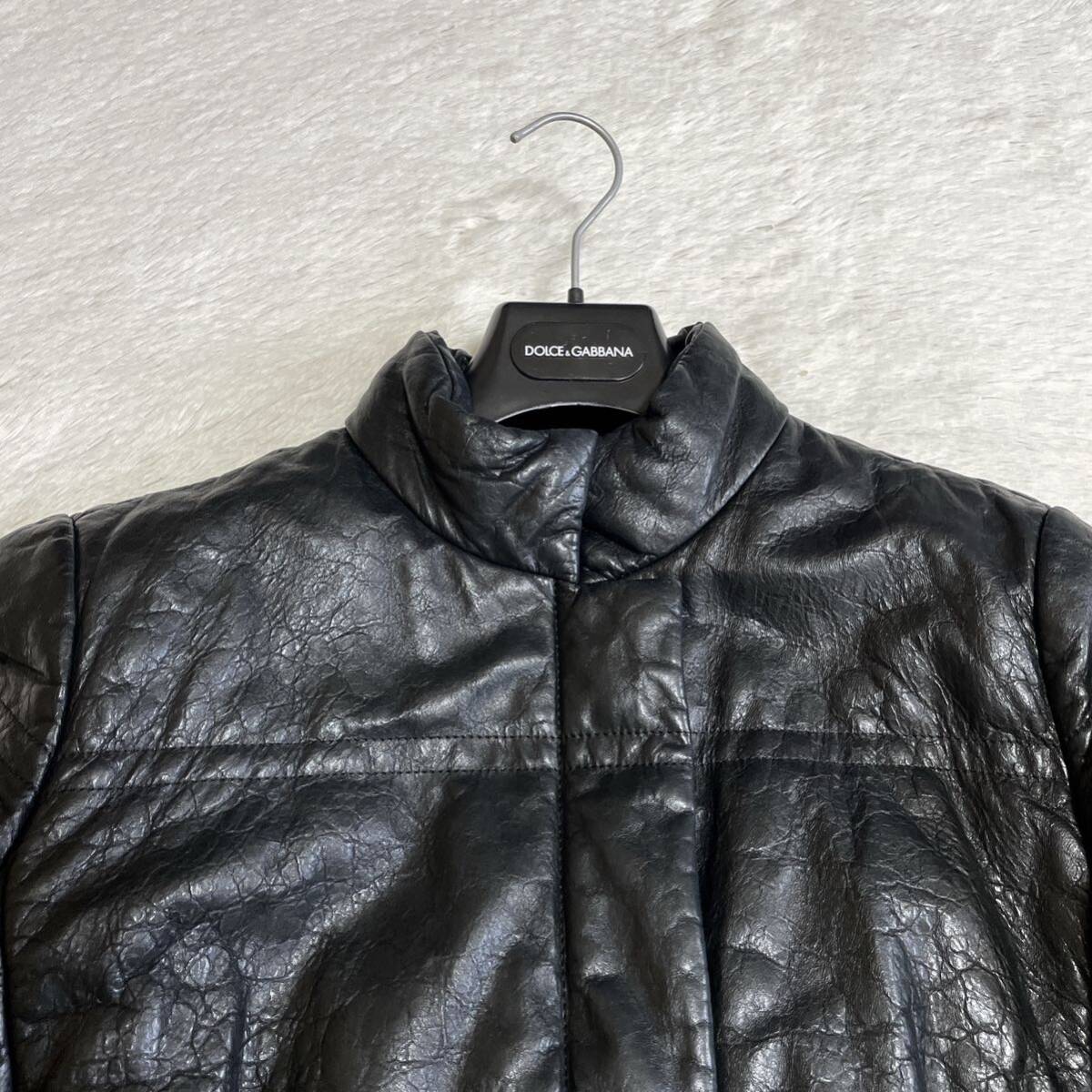 BURBERRY ライダースジャケット レザー シルク クロコダイル 黒 BURBERRY ライダースジャケット レザー シルク クロコダイル 黒