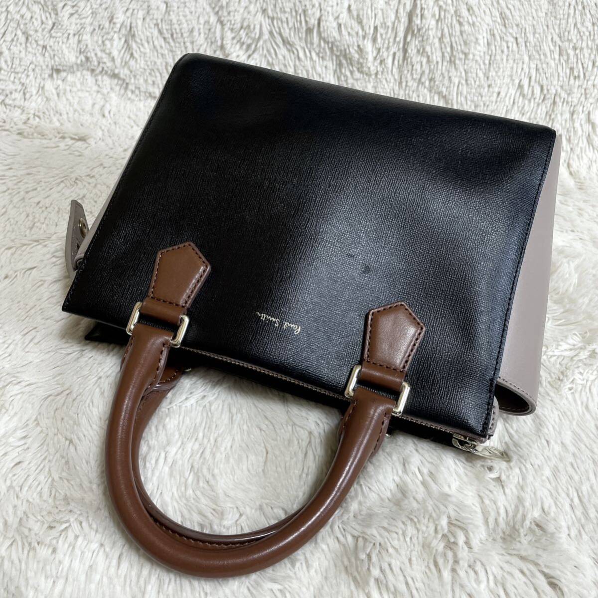 Paul Smith カラーブロック バイカラー 2way ショルダーバッグ Paul Smith カラーブロック バイカラー 2way ショルダーバッグ