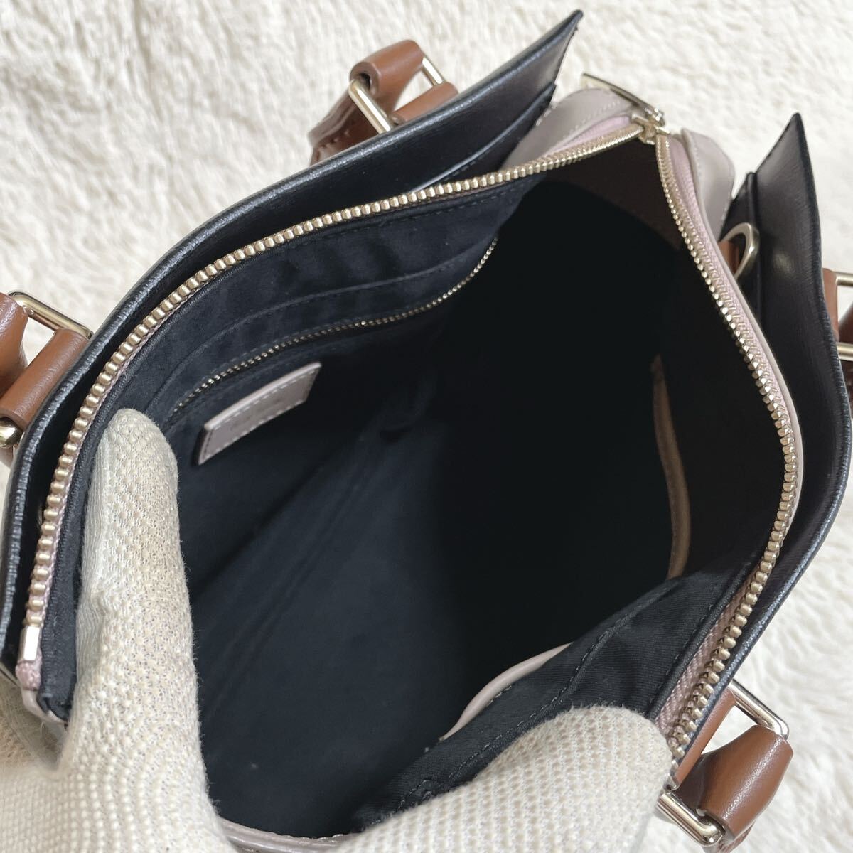 Paul Smith カラーブロック バイカラー 2way ショルダーバッグ Paul Smith カラーブロック バイカラー 2way ショルダーバッグ