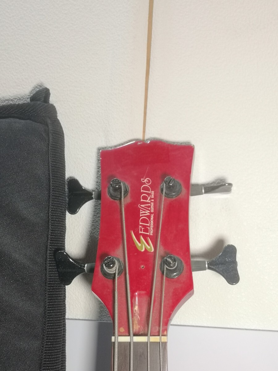 Edwards 型番不明 エレキベース 中古 ケース付