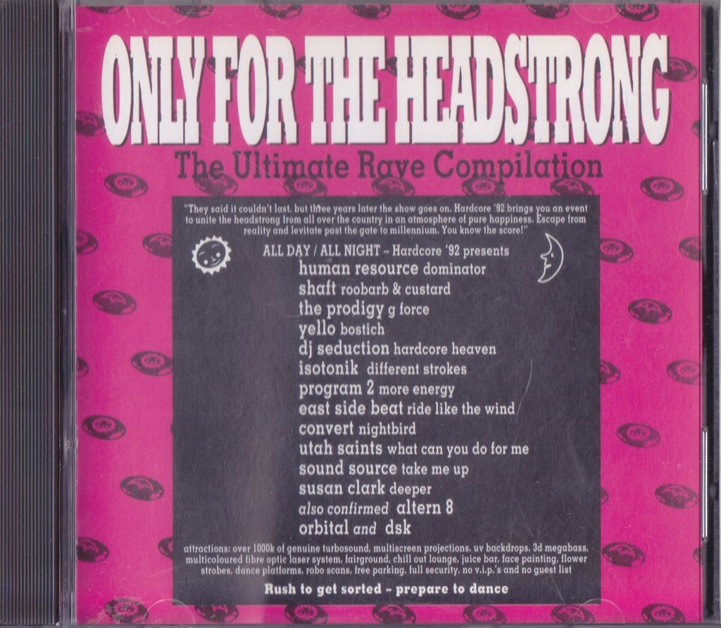 ONLY FOR THE HEADSTRONG / The Ultimate Rave Compilation /US盤/中古CD!!72291