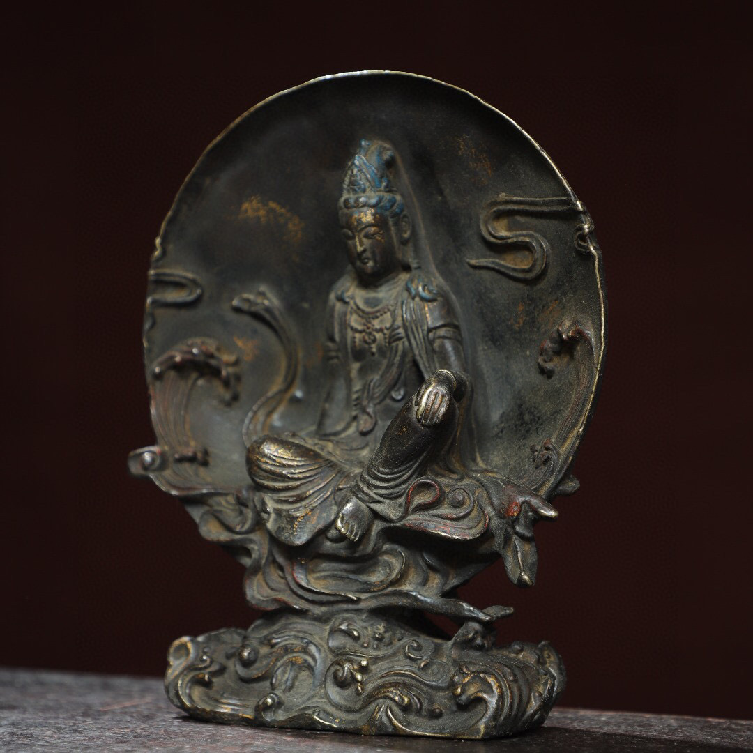 蔵友旧蔵出 紫銅製 善財童子像 密宗密教 供養品 仏教美術品(旧 蔵友旧蔵出 紫銅製 善財童子像 密宗密教 供養品 仏教美術品(旧
