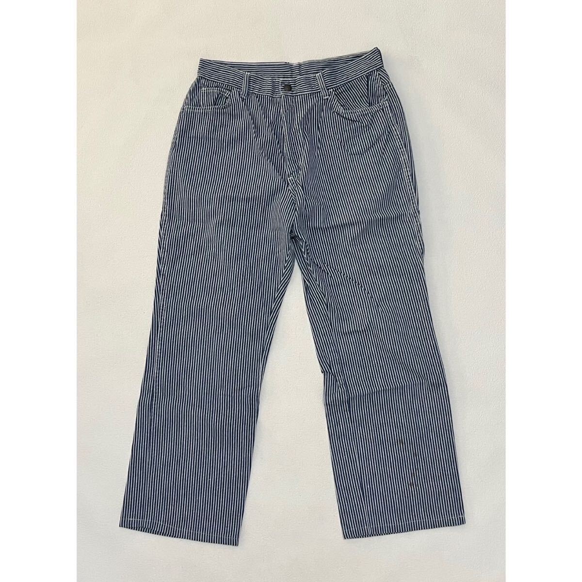 h541 80s ビンテージ levi's for girls SCOVILL ビッグイー ヒッコリー ストライプ パンツ W29 × L24 リーバイス vintage BIGE