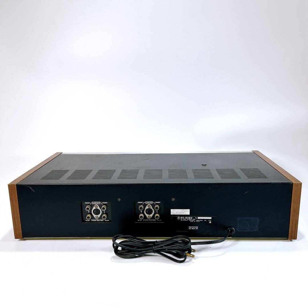 通電確認】National 8トラオーディオ RS-858U 希少 現状品 通電確認】National 8トラオーディオ RS-858U 希少 現状品