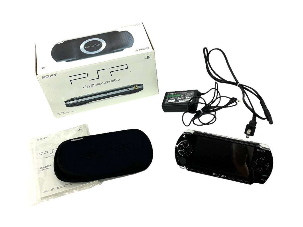 【ジャンク品】SONY/ソニー PlayStation Portable/プレイステーション ポータブル PSP-1000 ゲーム機 本体(50913S5)