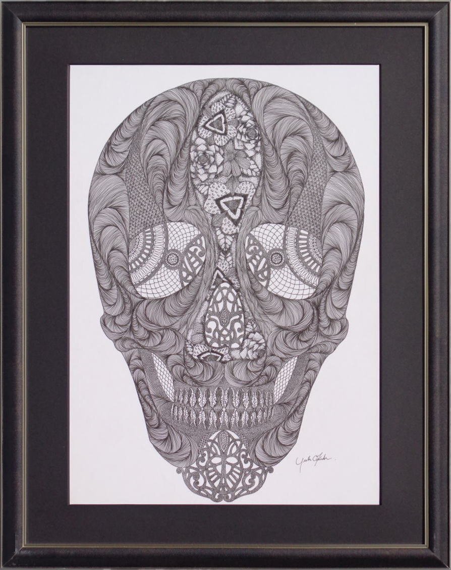 Yahoo!オークション - 真作保証 奥田雄太『Skull』6号 個展 Yahoo!オークション - 真作保証 奥田雄太『Skull』6号 個展