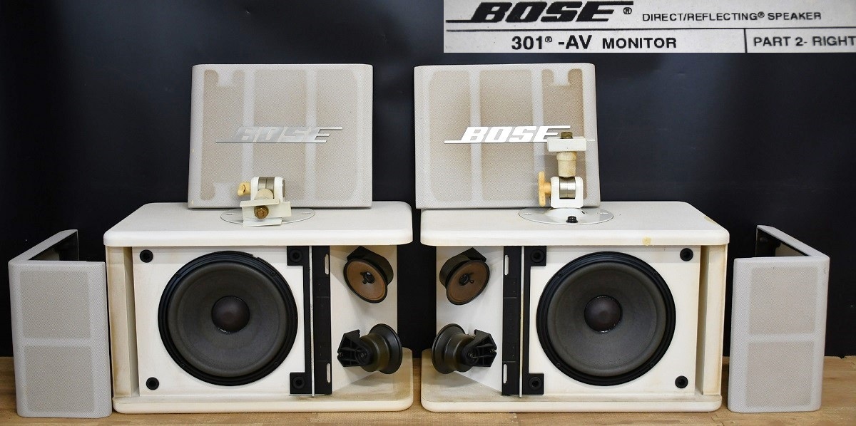 BOSE ボーズ スピーカーペア 301-AV MONITOR (取引泉区館 BOSE ボーズ スピーカーペア 301-AV MONITOR (取引泉区館