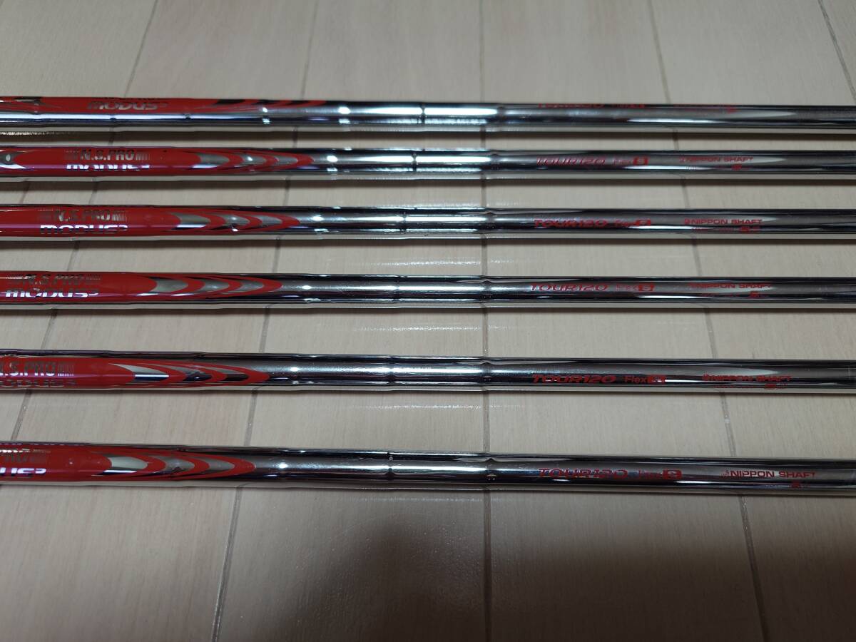 日本シャフト　モーダス N.S.PRO MODUS3 TOUR 120 S アイアン用 シャフト 5-P用 6本セット