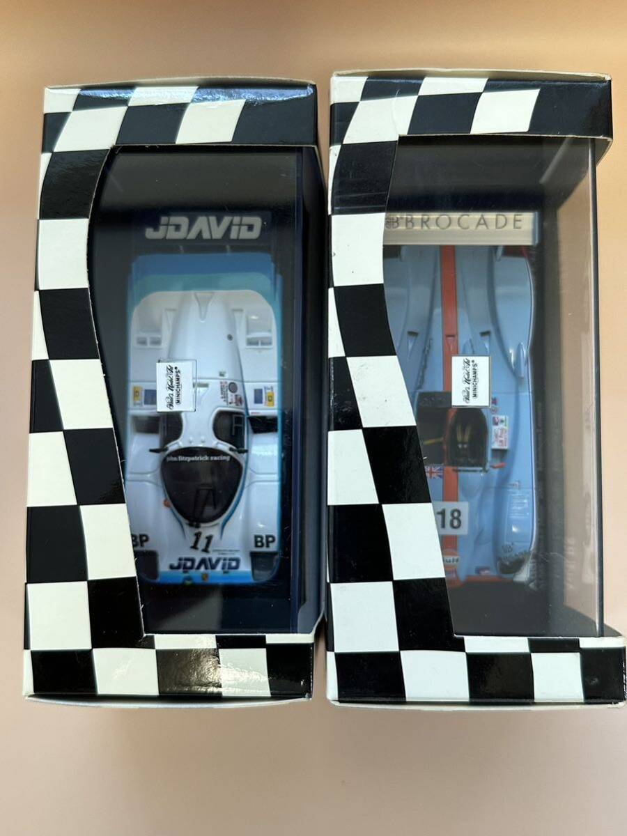 ミニチャンプス 1/43 8090 Audi R8 & Porsche 956 2台セット