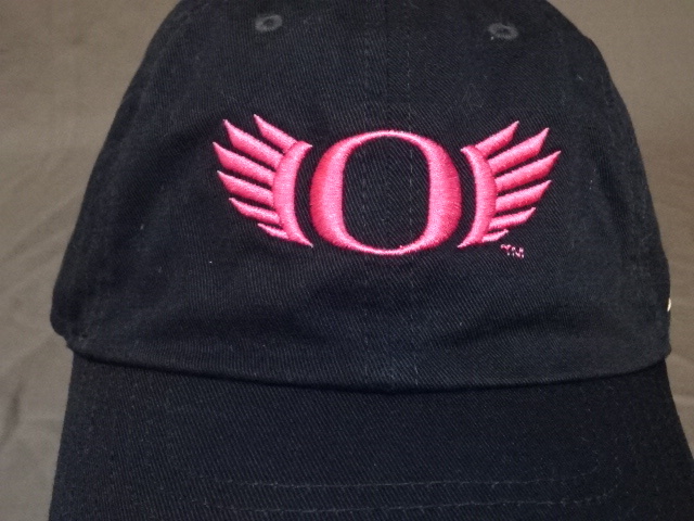 激レア USA購入【Nike】【HERITAGE86】【DRI FIT】オレゴン大学ダックス【OREGON DUCKS】エンジェル【O】ロゴ刺繍入りキャップ 黒 中古良品