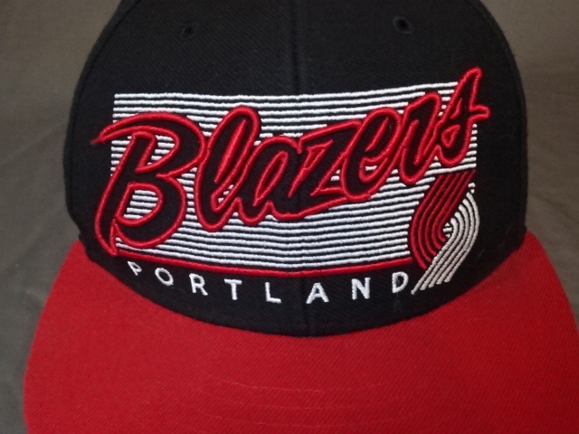 激レア USA購入【47BRAND】【HARDWOOD CLASSICS】ポートランド トレイルブレイザーズ【Portland Trail Blazers】ロゴ刺繍入りCAP 中古良品