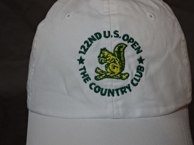激レア USA購入 第122回 全米オープンゴルフ選手権【122RD U.S. OPEN 】【THE COUNTRY CLUB】【USGA MEMBER】ロゴ刺繍入りキャップ中古良品