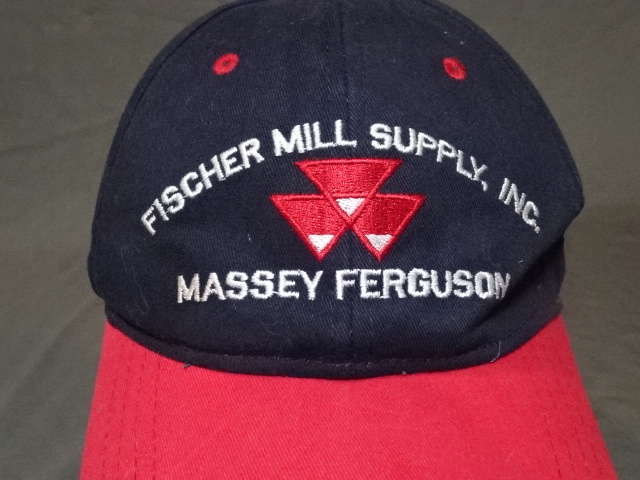 激レア USA購入 アメリカ企業モノ オレゴン州 農業機械 販売 【Fischer Mill Supply INC. 】ロゴ刺繍入り キャップ 中古良品