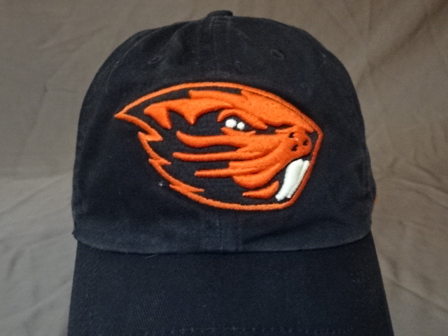 激レア USA購入【Nike】【HERITAGE86】【DRI FIT】オレゴン州立大学ビーバーズ【OREGON ST BEAVERS】スウォッシュ ロゴ刺繍入りCAP 中古品