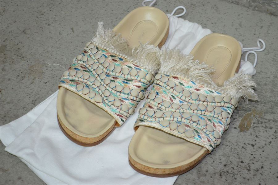 クロエ　Chloe 　フリンジ　サンダル　シューズ靴　40 D6307_画像2