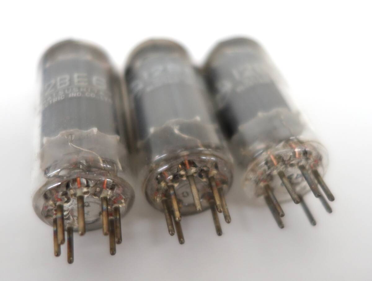 昭和レトロ　當(dāng)時物部品　パーツ　 ＊National ナショナル　松下電器産業(yè)株式會社 ＊ELECTRONIC TUBE 真空管　 ＊MODEL 12BE6 3點セット