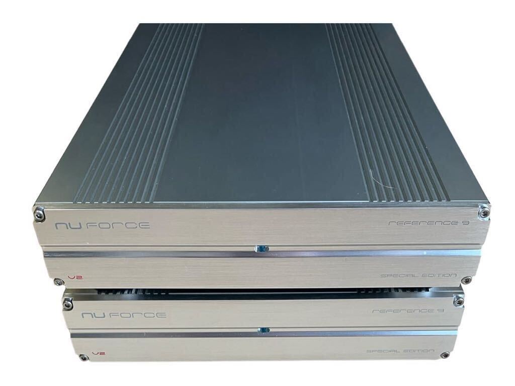 動作確認済】 NuForce Reference9 V2 モノラルパワーアンプ 2台 動作確認済】 NuForce Reference9 V2 モノラルパワーアンプ 2台