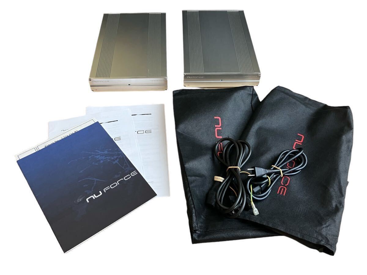 動作確認済】 NuForce Reference9 V2 モノラルパワーアンプ 2台 動作確認済】 NuForce Reference9 V2 モノラルパワーアンプ 2台