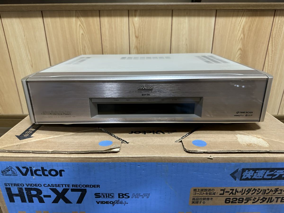 ビクター Victor S-VHSビデオデッキ HR-X7 動作品 箱付き|Yahoo ビクター Victor S-VHSビデオデッキ HR-X7 動作品 箱付き|Yahoo