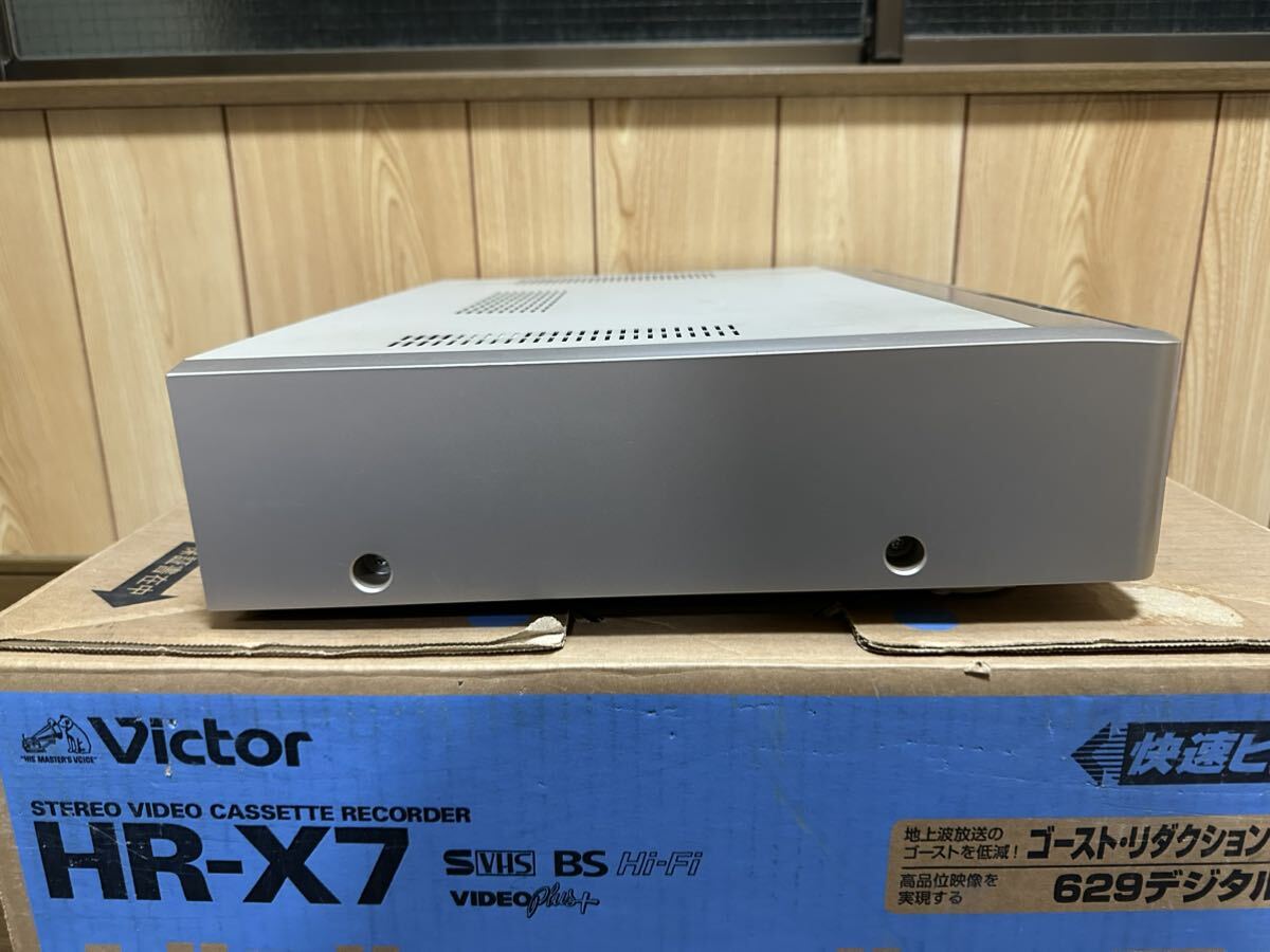 ビクター Victor S-VHSビデオデッキ HR-X7 動作品 箱付き|Yahoo ビクター Victor S-VHSビデオデッキ HR-X7 動作品 箱付き|Yahoo