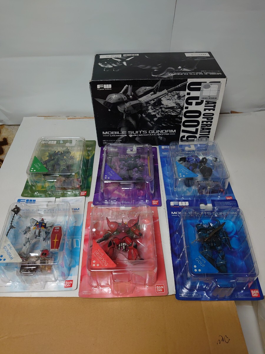 新古品 大箱は汚 破れ 小箱未開封 ガンダム FW GUNDAM Ultimate Operation アルティメットオペレーション UC0079 6個 BOXコンプ 同梱可能
