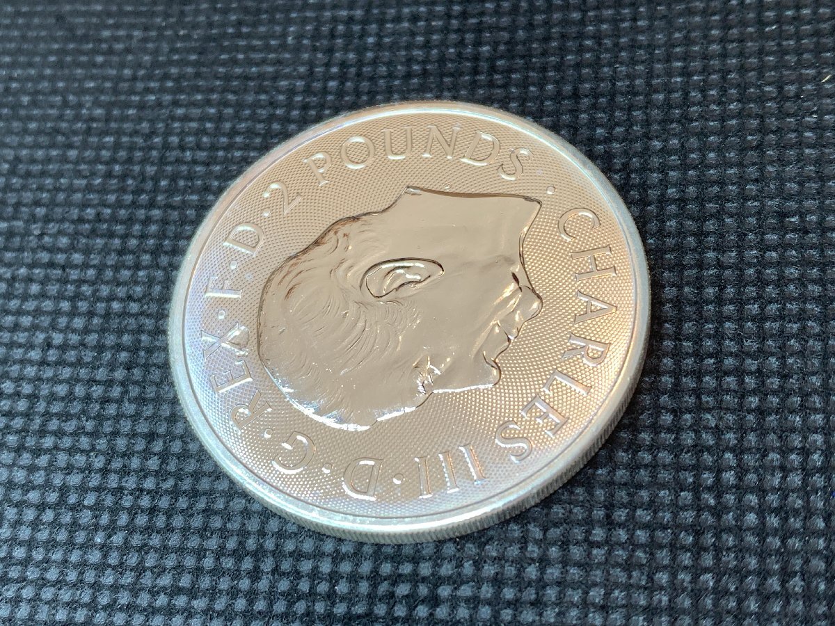 31.1グラム 2023年 (新品) イギリス「英国王室の紋章・ライオン