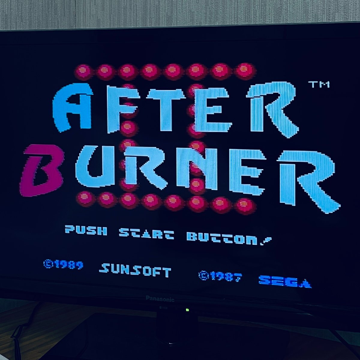 FC Famicom soft after burner soft only start-up verification settled 