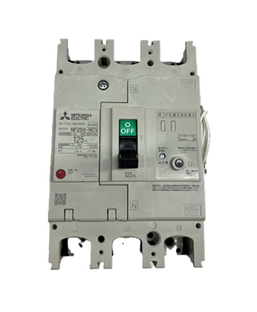 ノーヒューズ遮断器 1φ3W回路用 中性線欠相保護 100/200V NF250-NCV-3P-125A