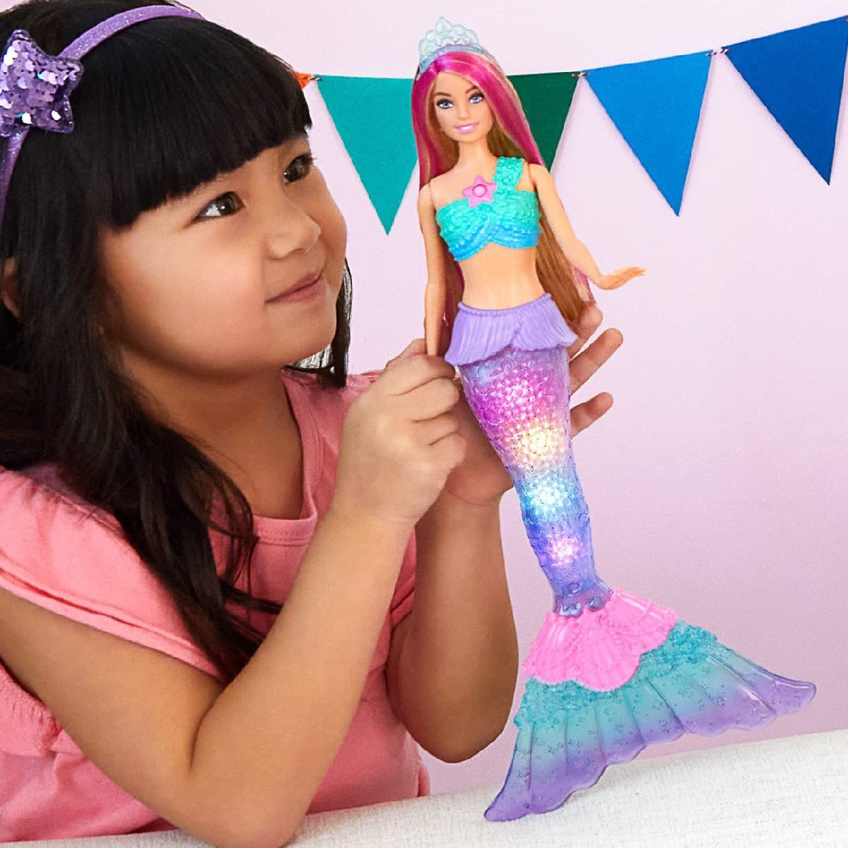  Mattel (MATTEL) Barbie (Barbie).. среди ..... Kirakira русалка / фильм [ Barbie ]. появление 