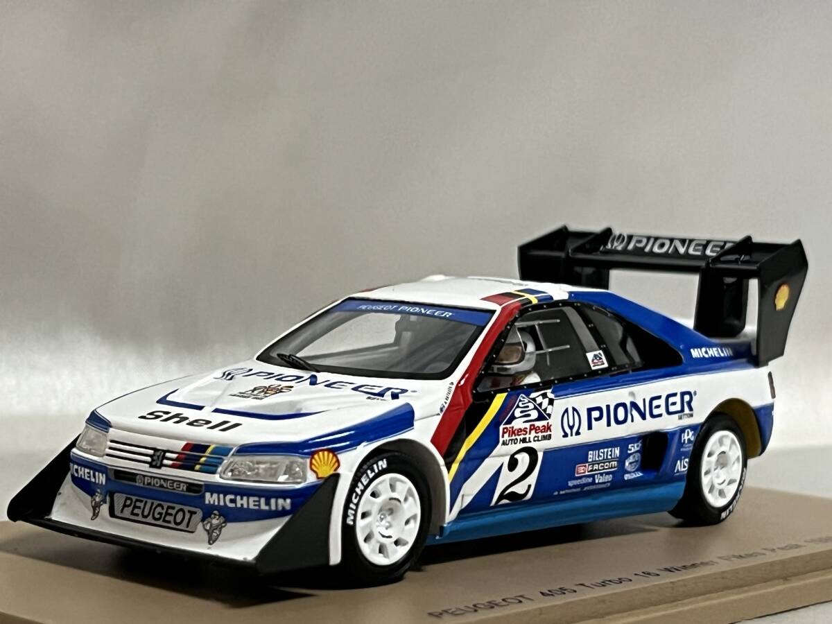 1/43 スパーク プジョー 405 T16 1988 パイクス・ピーク 1/43 スパーク プジョー 405 T16 1988 パイクス・ピーク