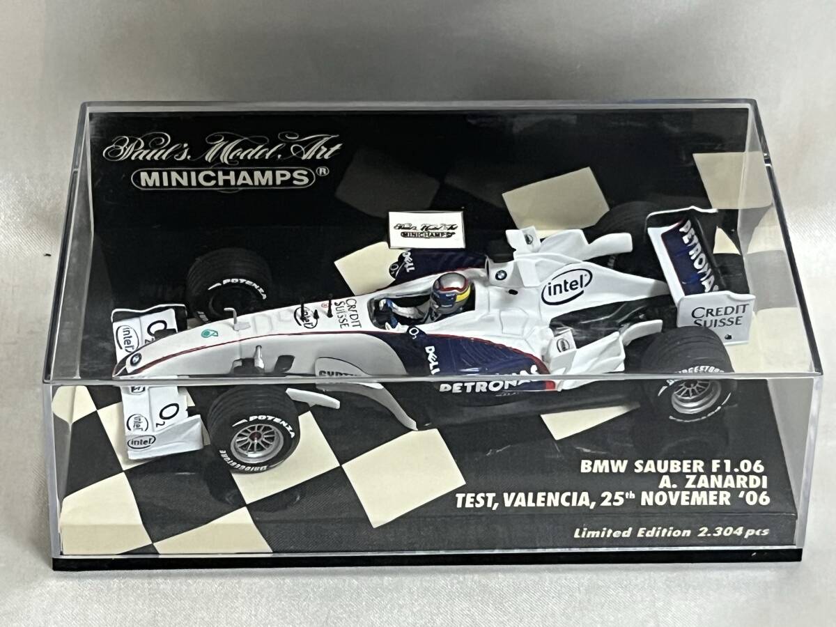 ミニチャンプス 1/43 BMW ザウバー F1 06 2006 バレンシアテスト ミニチャンプス 1/43 BMW ザウバー F1 06 2006 バレンシアテスト