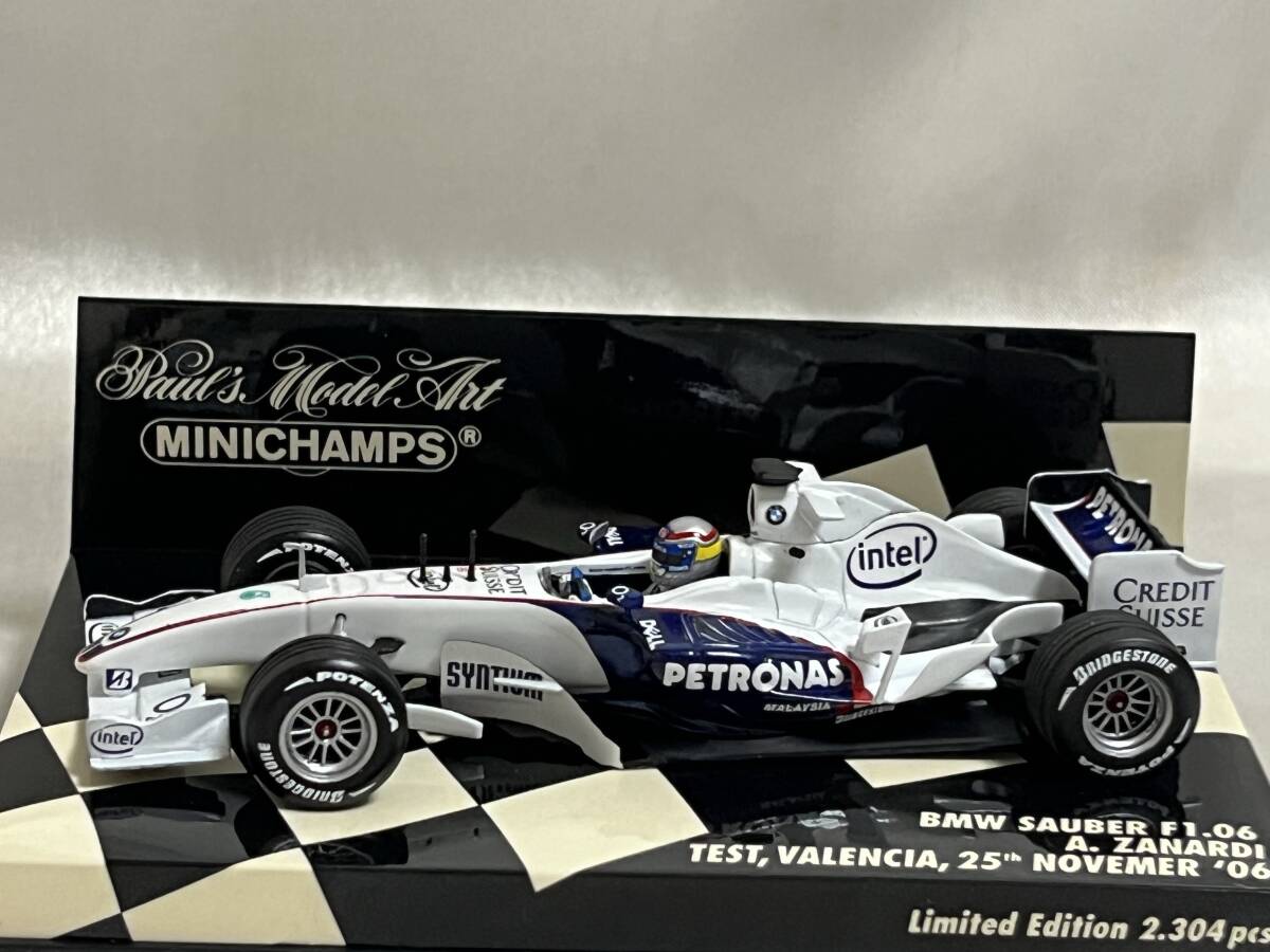 ミニチャンプス 1/43 BMW ザウバー F1 06 2006 バレンシアテスト ミニチャンプス 1/43 BMW ザウバー F1 06 2006 バレンシアテスト