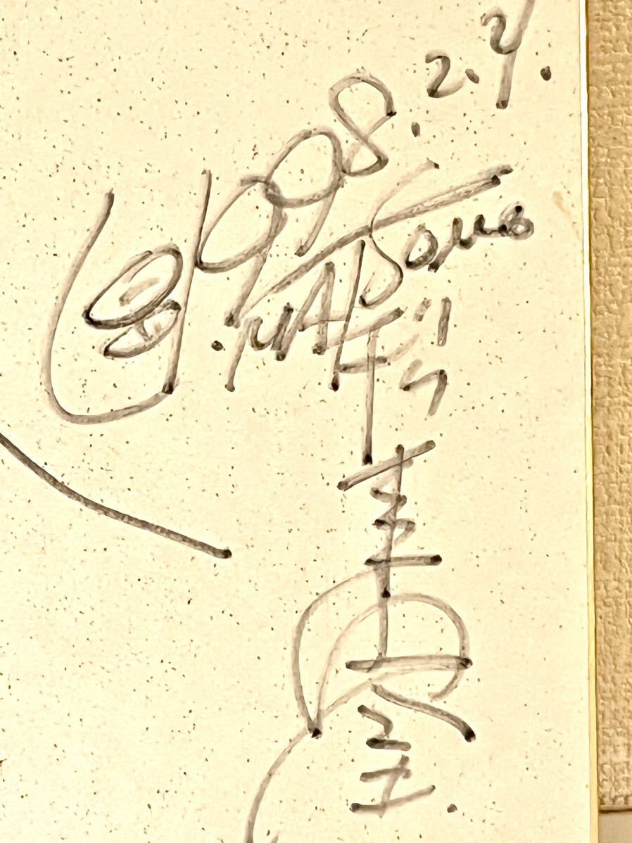 松本零士 銀河鉄道999 メーテルイラスト 直筆サイン色紙 1998年 松本零士 銀河鉄道999 メーテルイラスト 直筆サイン色紙 1998年