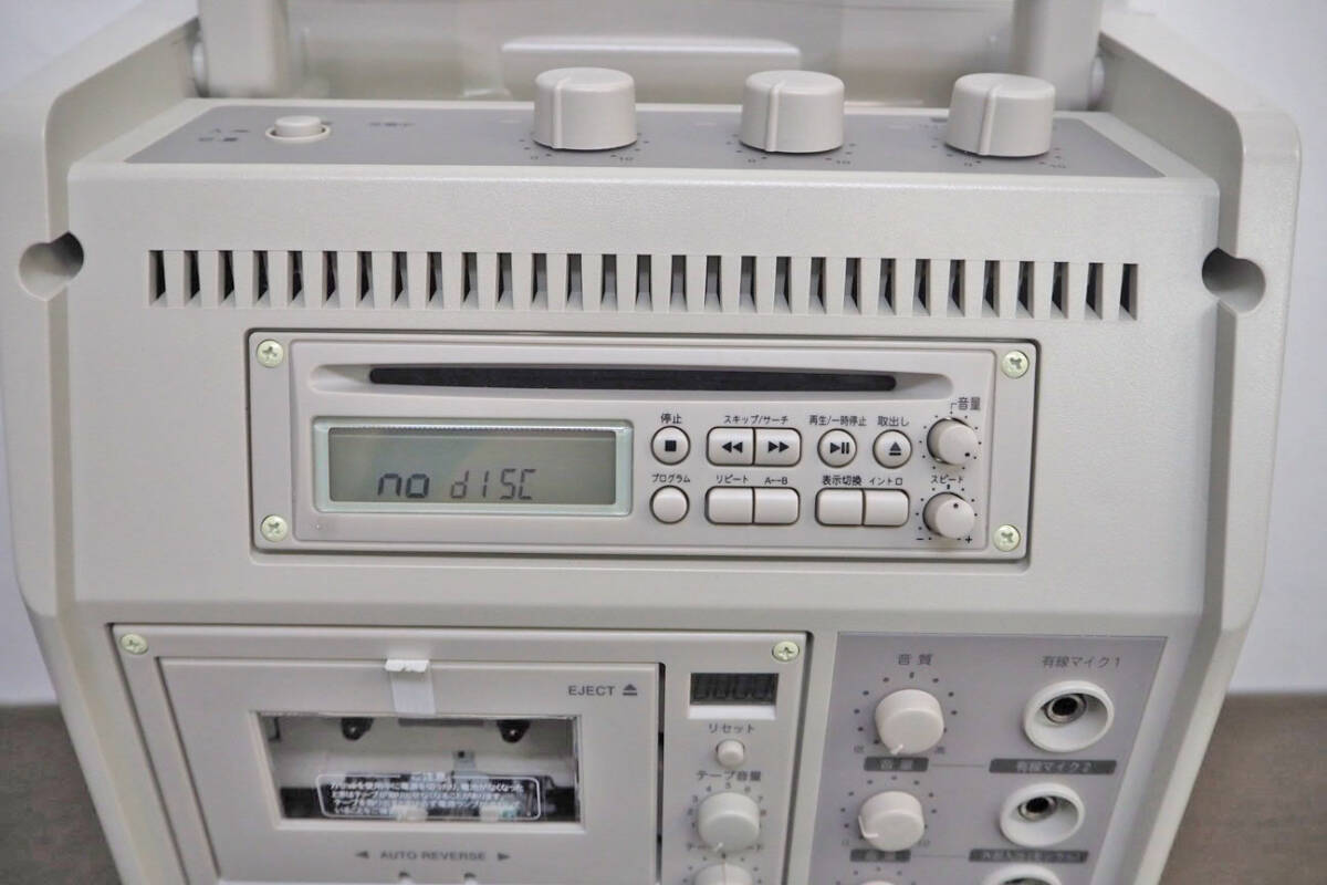 TOA ワイヤレスアンプ WA-1812CD CDプレイヤー カセットデッキ TOA ワイヤレスアンプ WA-1812CD CDプレイヤー カセットデッキ