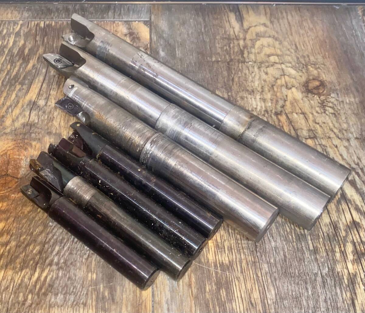 【No.1028】ミーリングカッター スローアウェイエンドミル まとめて 7本セット フライス 機械加工 現状品