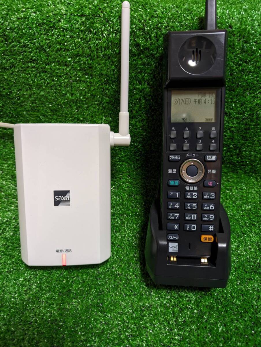 Ω ZZK 4852 保証有 サクサ SAXA PLATIAⅡ コードレス電話機 Ω ZZK 4852 保証有 サクサ SAXA PLATIAⅡ コードレス電話機