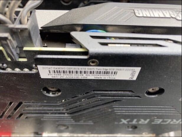 マイニングリグ 3060ti 5枚セット ZEROFIELD ☆