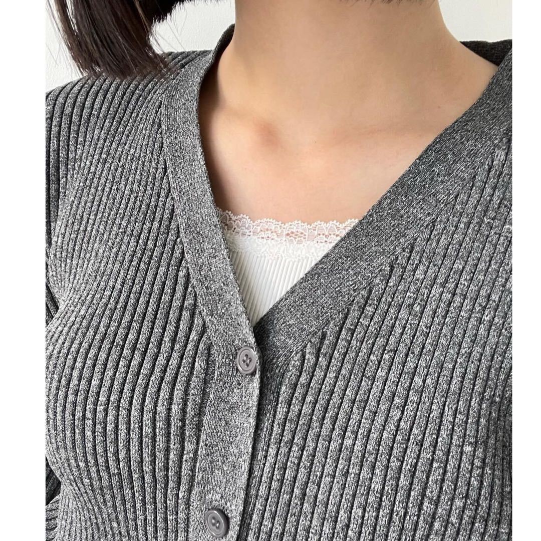 【新品】coca コカ　リブカーディガン_画像2