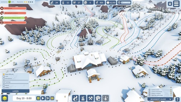 ■STEAM■ Snowtopia: Ski Resort Builder (スキー場経営シミュレーション)_画像3
