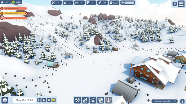 ■STEAM■ Snowtopia: Ski Resort Builder (スキー場経営シミュレーション)_画像4