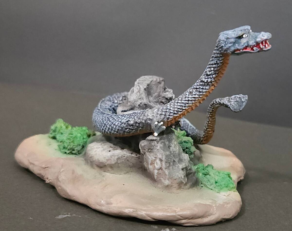 【国内即発送】 ゴジラ怪獣ソフビHG 二代目マンダ リペイント完成品 ゴジラ特撮 特撮