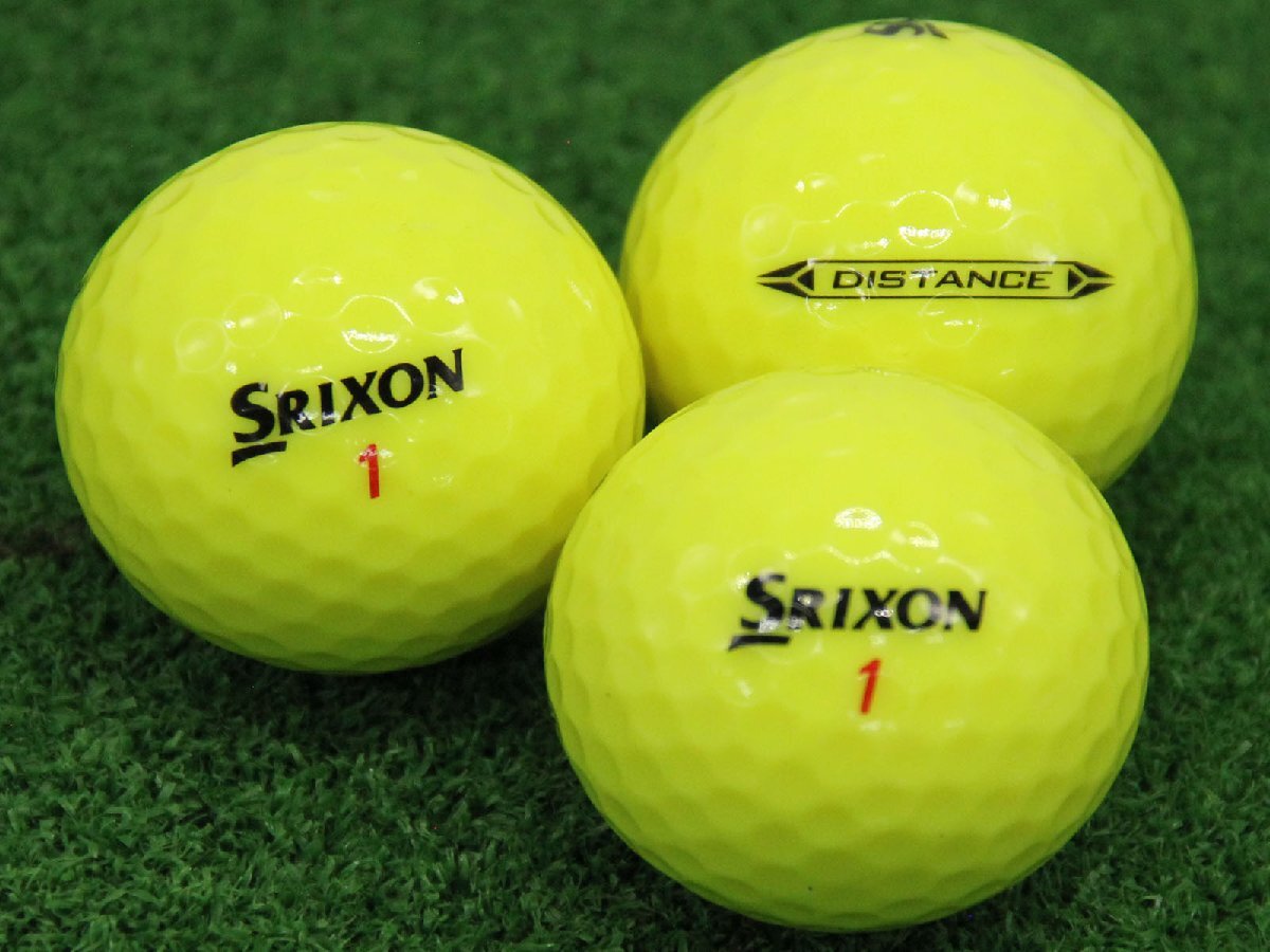 ABランク スリクソン SRIXON DISTANCE パッションイエロー 2022年モデル 20個 球手箱 ロストボール