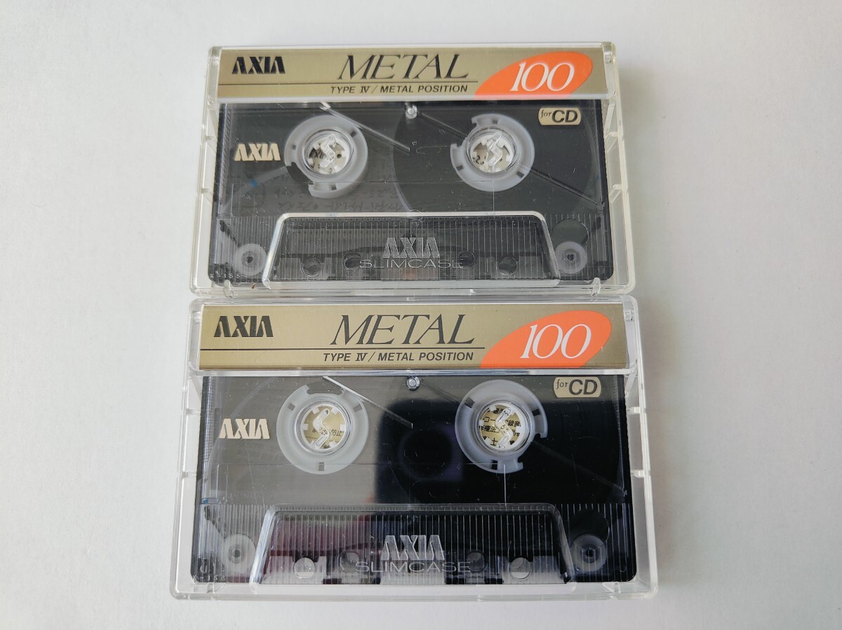AXIA METAL 100 カセットテープ メタルポジション メタルテープ 中古録音済