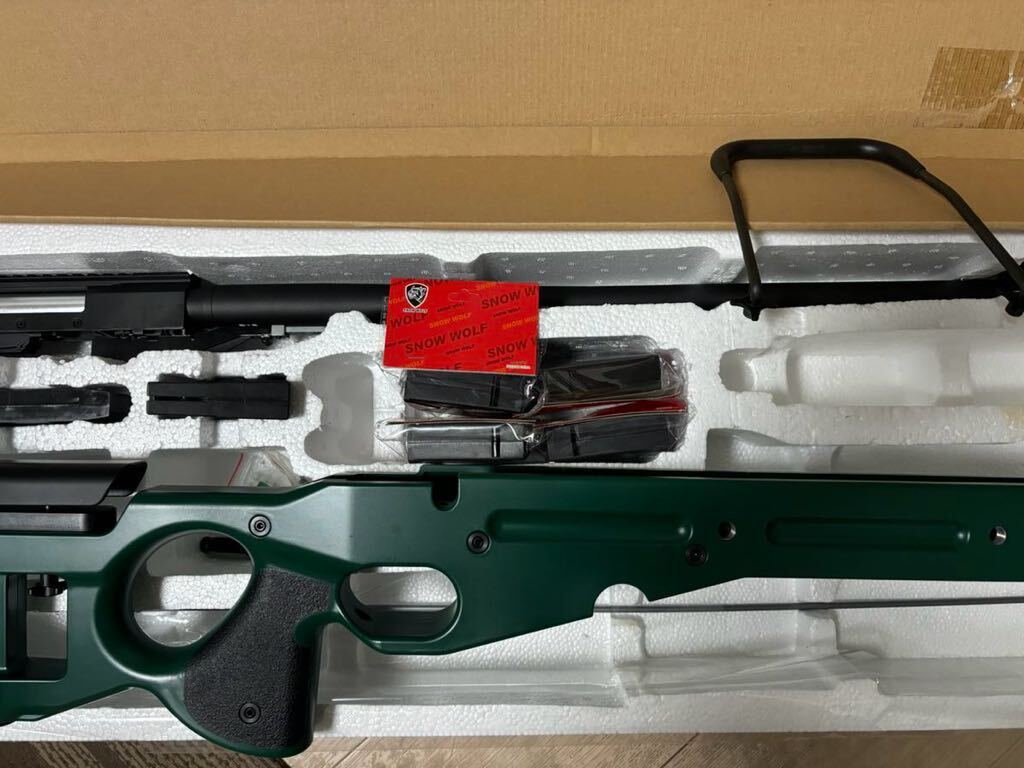 snow wolf製SV-98 エアーコッキングライフル　マガジン4つおまけ付き