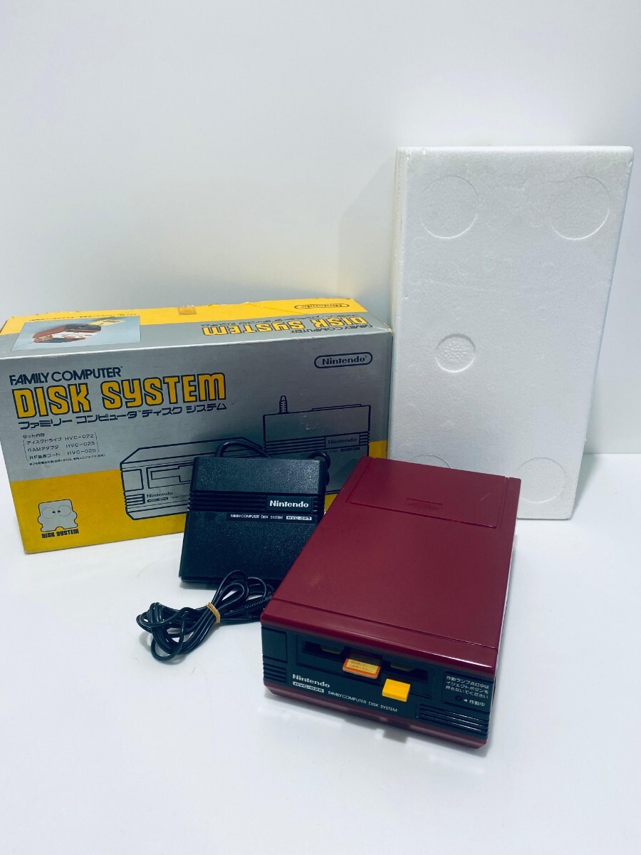 美品 FC ディスクシステム 任天堂 Nintendo ファミコン DISK SYSTEM レトロゲーム 本体 箱付 動作未確認 Family Computer (L-80) 
